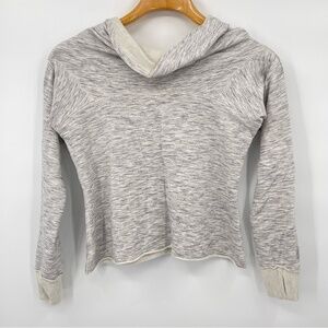 Free People Movement Pullover Cowl Neck in Heather Grey Sz